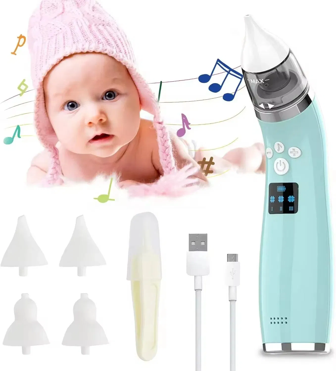 Best Seller Baby Nose Suction Set Nasal Aspirator Full Accessories
