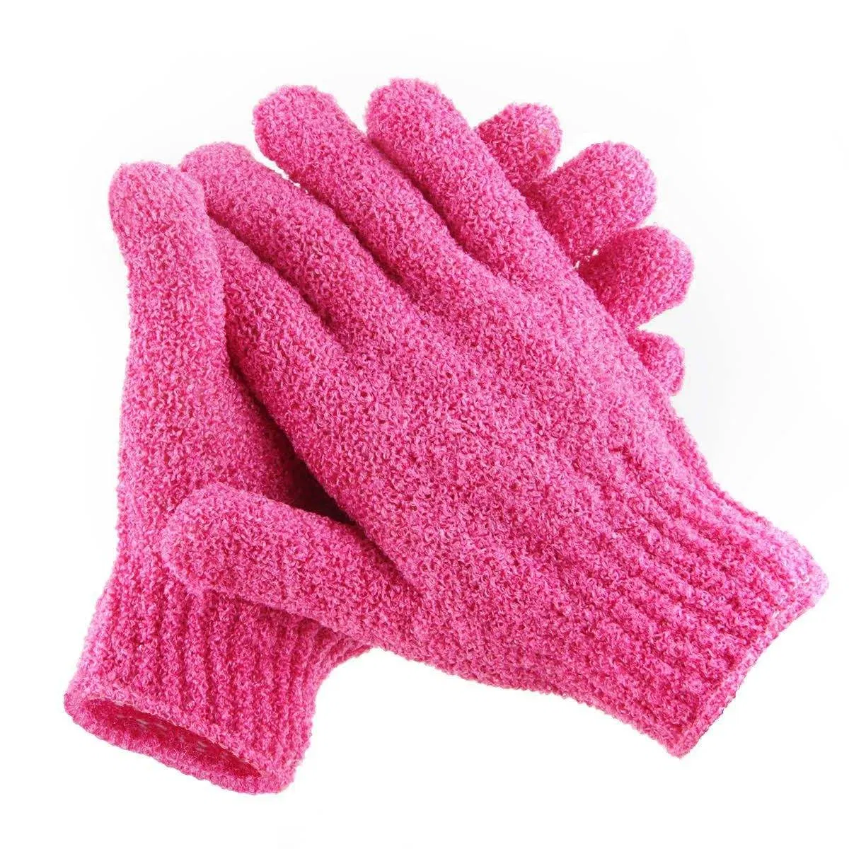 Guangzhou Supplier Custom-Free Nylon Bathing Gloves Shower Exfoliator Exfoliating Bath Gloves