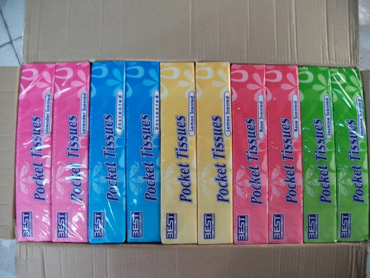 4 Ply Luxury Advertise Pocket Facial Tissue Small Pack for Premium Home Use