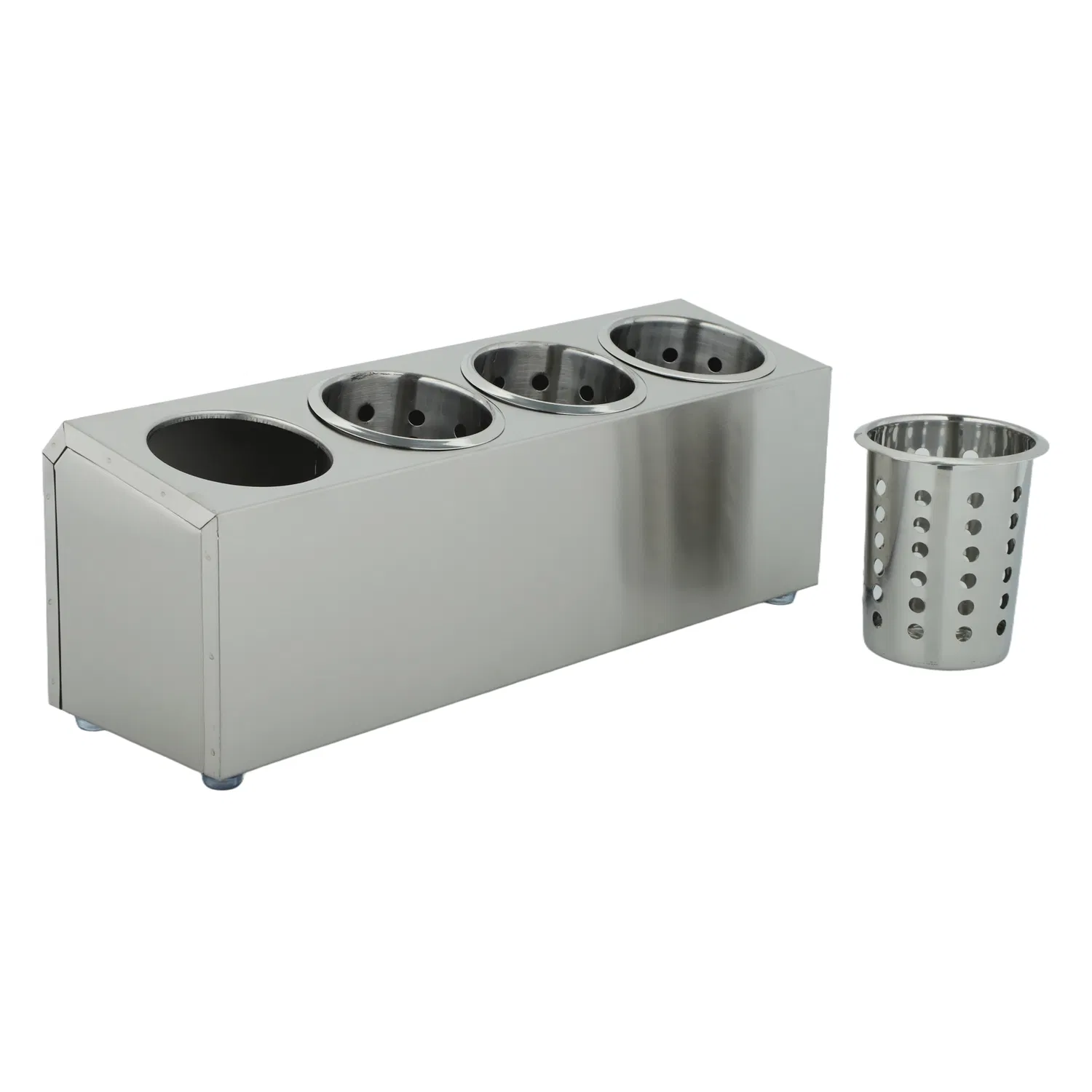 Xinhaohui Stainless Steel Silverware Spoon Fork Knife Cutlery Metal Flatware Holder Box