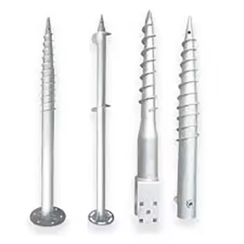 Винтовая свая для солнечных панелей, оцинкованная