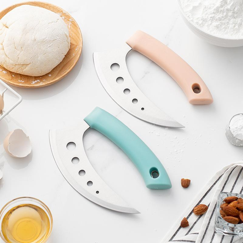 Stainless Steel Cutting Knife Multifunctional Dough Cutting Pizza Cutter Kitchen Multi-Cutting Knife Baking Gadgets