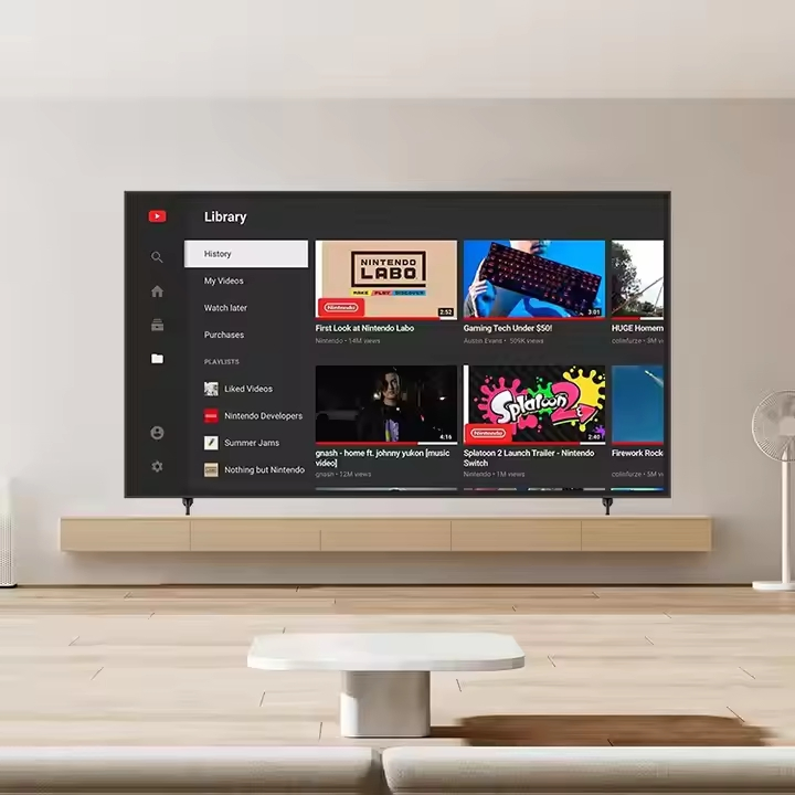 40/43/55 Inches 4K LED WiFi Multi Interface Smart TV for Home Use