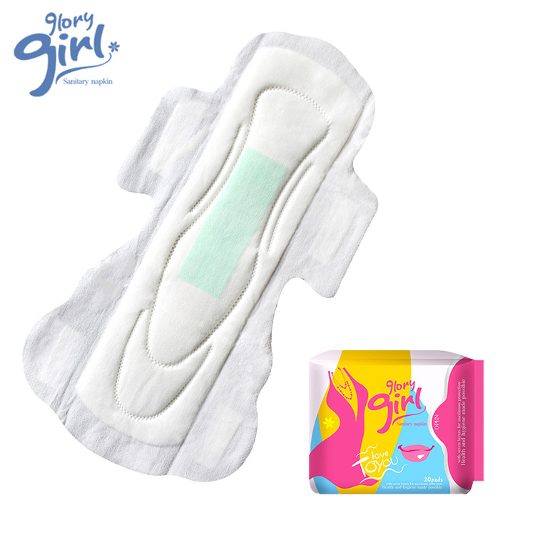 Private Label Feminine Hygiene Products 100 Cotton Surface Sanitary Pad 3D Intimate Sanitary Towel Distributor