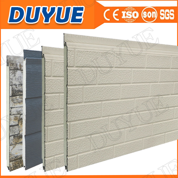 Sandwich Panel PU / Polyurethane / Siding / Polyurethane / Metal Carved Sandwich Panel / Fire Prevention Carved Panel