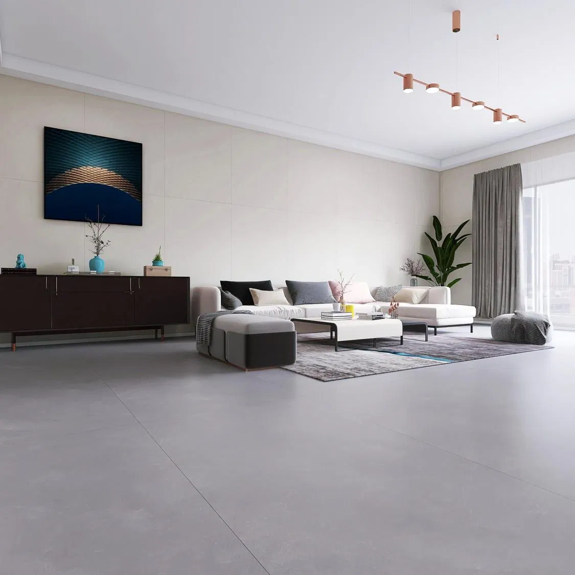 Grey Marble Porcelain Matt Tiles 900*1800mm Flooring Wall Tiles Building Material for Owder Room