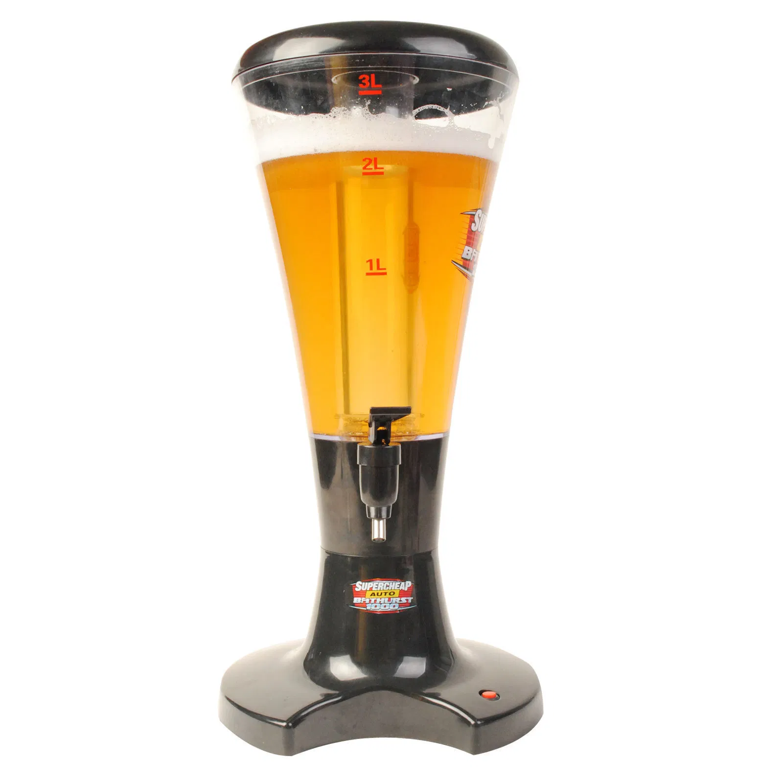 Draft Beer Tower 3L Tabletop Drink Dispenser with Tap for Modelo Grolsch