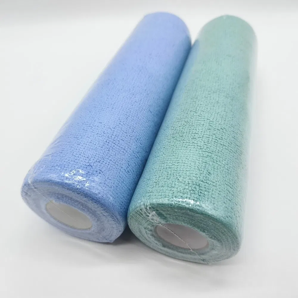 Tear off Kitchen Paper Towel, Microfiber Dish Towel in Roll, 30 Pieces Per Roll