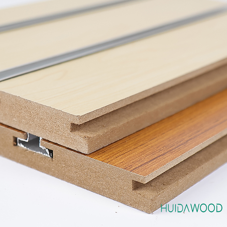 Grooved MDF/Slot MDF/Slatwall for Display Furniture