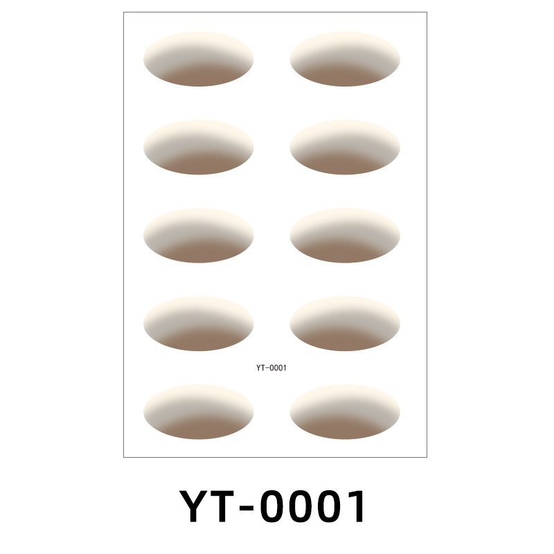 Hot Sale Lazy Eye Patch Eyeshadow Makeup Sticker