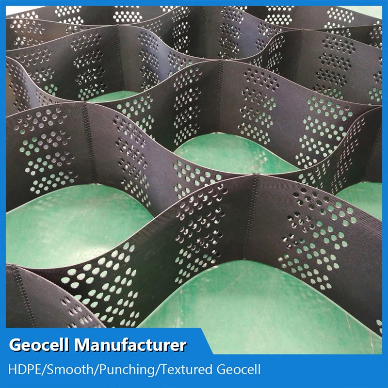 150-330-1.0mm/150-356-1.0mm/150-445-1.0mm/150-500-1.0mm/150-660-1.0mm Punching/Honeycomb/Geoweb Geocell Manufacturer
