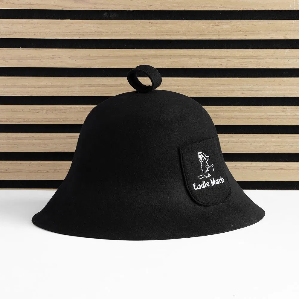 Japan Jagely Custom Merino Sauna Hat Felt Sauna Hats Buckets