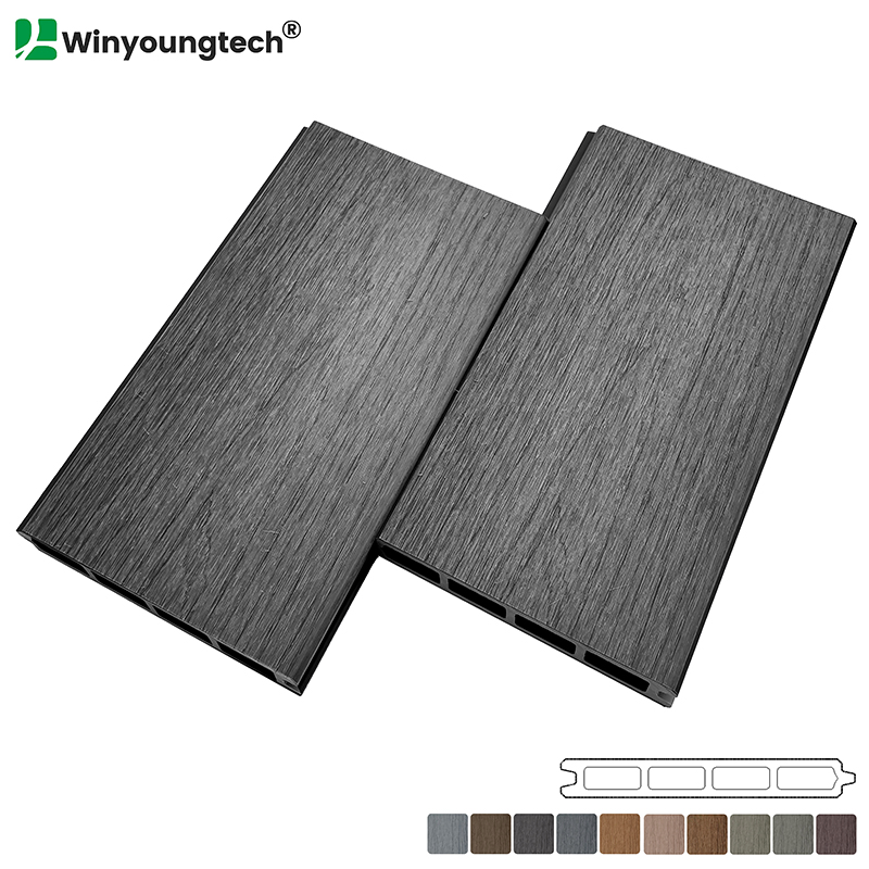Wholesale Customized Co-Extrusion WPC Fence Waterproof Wood Plastic Composite Privacy Fencing