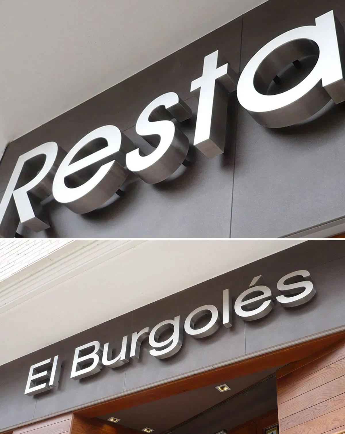 Luminous Signage Advertising Front Lit Letters Metal Sign up 3D Customized Letter