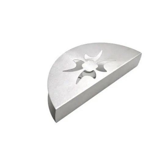 Stainless Steel Western Style Scalloped Tissue Box Paper Towel Napkin Holder W16_9