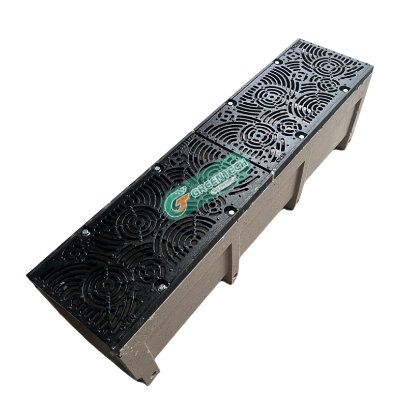 High Quality Polymer Concrete Drainage Gutter Resin Concrete Drainage Trench Fiberglass Drainage Plastic Drainage Ditch FRP Drainage Channel