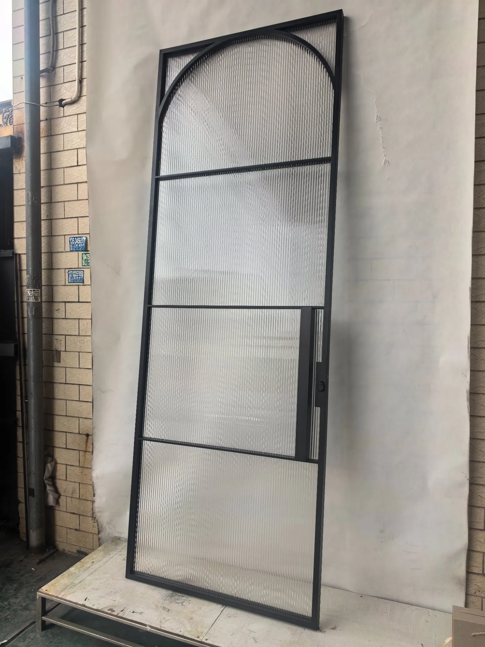 Foshan Factory Direct Supply Double-Opening Glass Door Stainless Steel