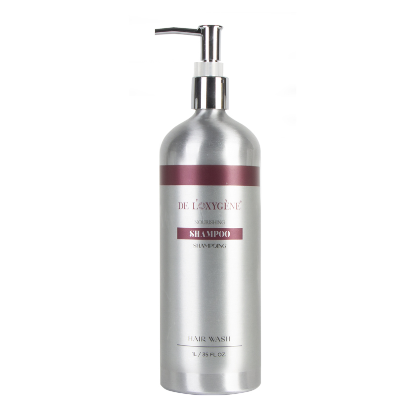 Recycle Custom 1L Hotel Cosmetic Aluminum Shampoo Pump Bottle