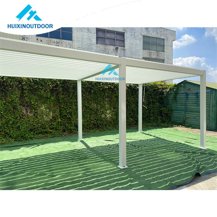 Good Quality Pergola Metalica Gazebo Original Outdoor Louvered Gazebo Pergola