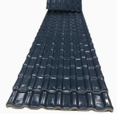 Термостойкая кровельная плитка из бамбука и ПВХ