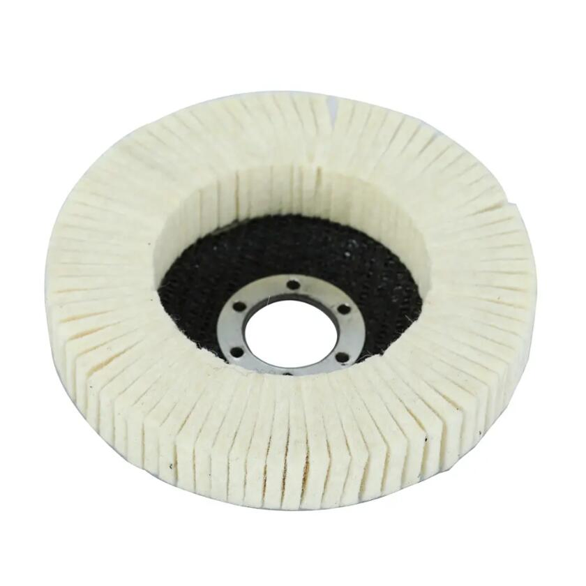 Hot Sale Felt Flap Disc Polishing Felt Disk Wool Buffing Wheel for Angle Grinder