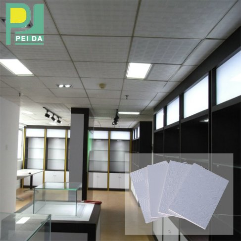 LC Payment Middle East Style Plastic Types of PVC Gypsum Ceilings Boards