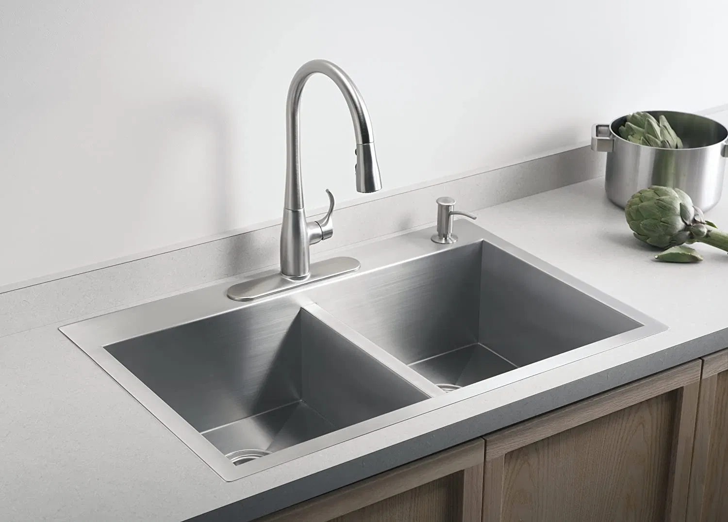 High Quality China Wholesale Factory Price Farmhouse Workstation Kitchenware Faucet Stainless Steel Kitchen Sinks