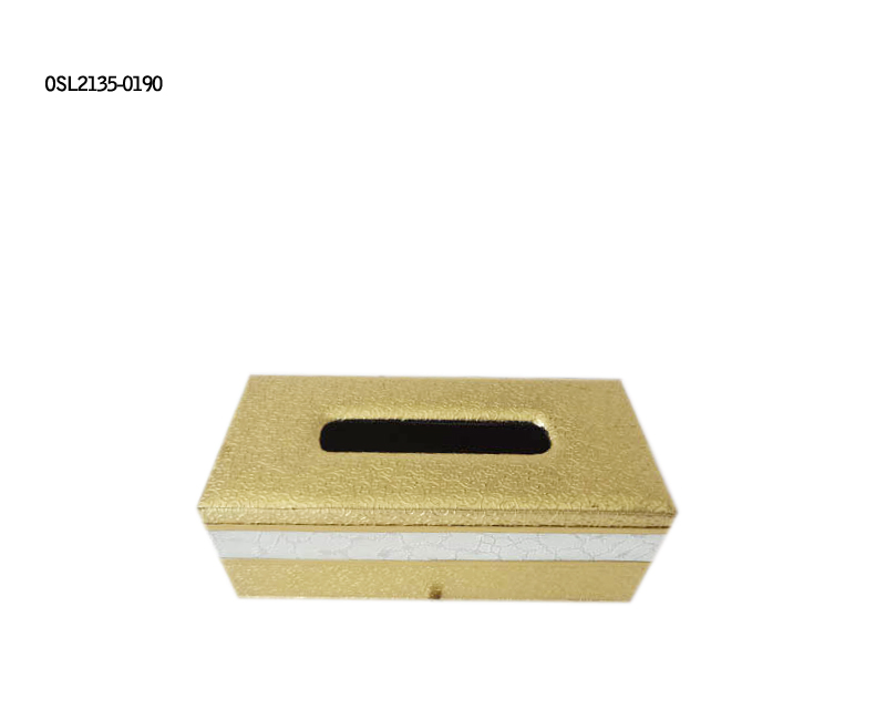 China Factory Custom PU Leather Hotel Office Supplies Tissue Box