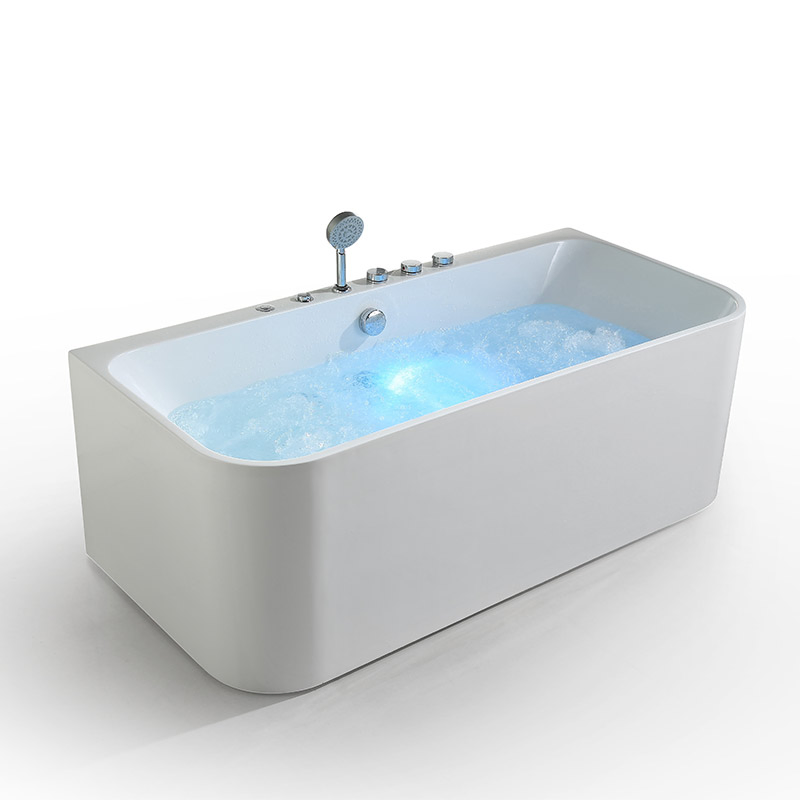 Прямоугольная акриловая ванна SPA, портативная