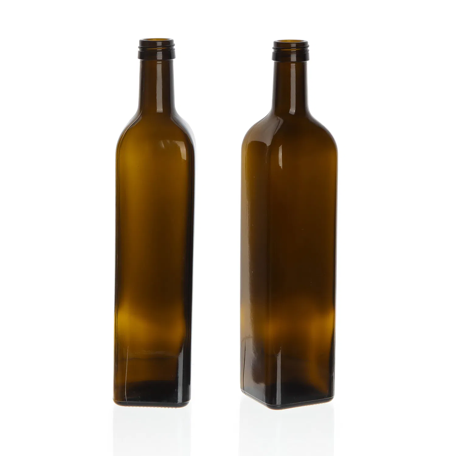 Bulk Empty 750ml 1000ml Square Glass Olive Oil Bottles with Screw Cap
