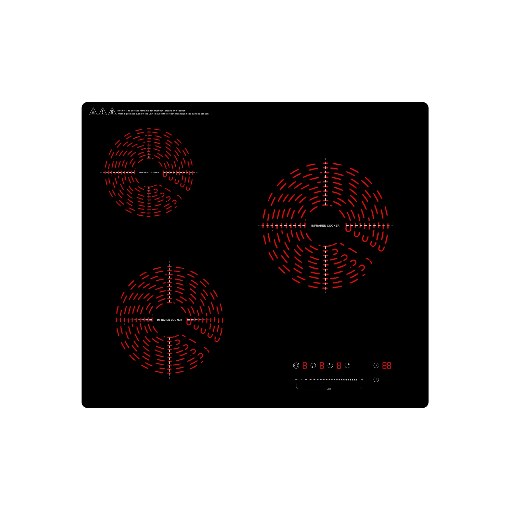 Premium Electric Stove with Built-in Ceramic Cooker Functionality