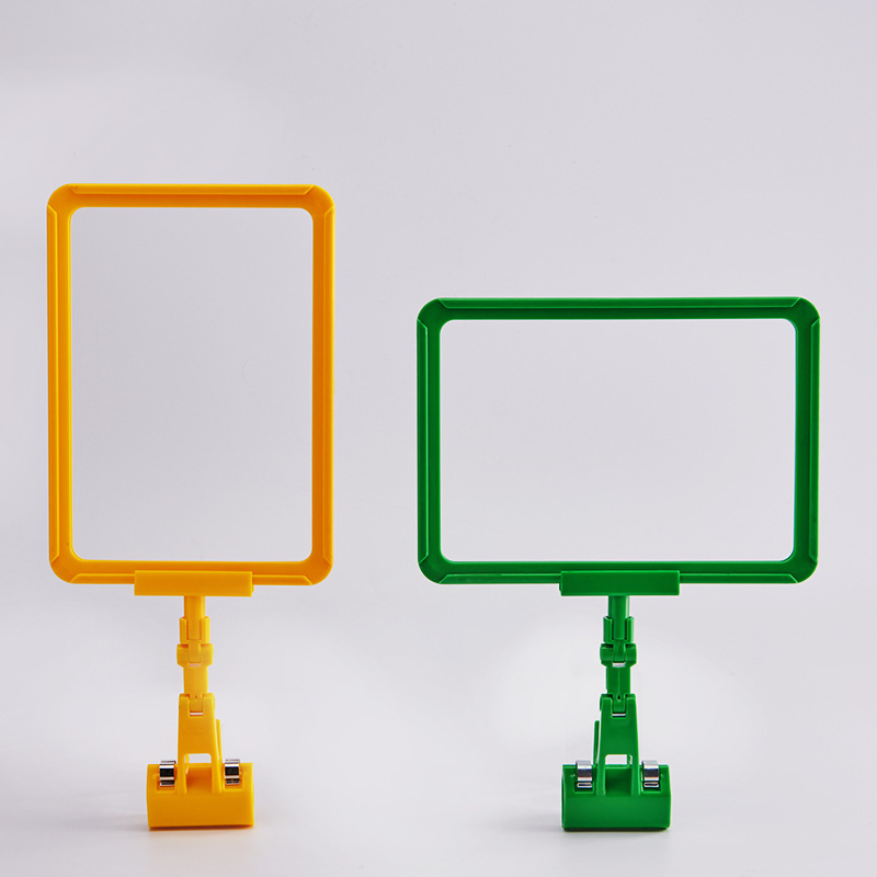 Customized Card Plastic Strip Price Data Tag Shelf Holders Holder Label Holder