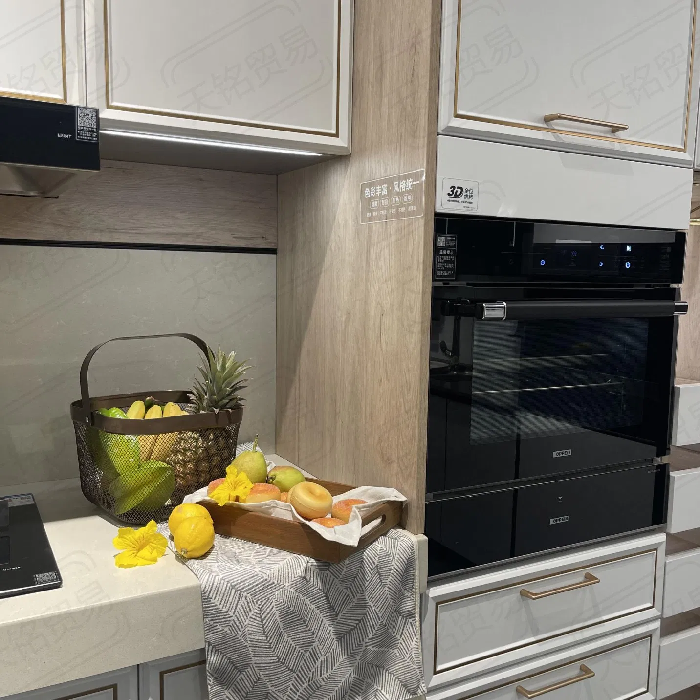 Durable Iron Basket for Efficient Kitchen and Bathroom Storage