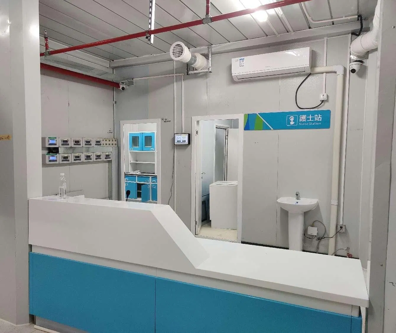Integrated Housing Movable Container House with Bathroom Toilet for Medical Resettlement Area