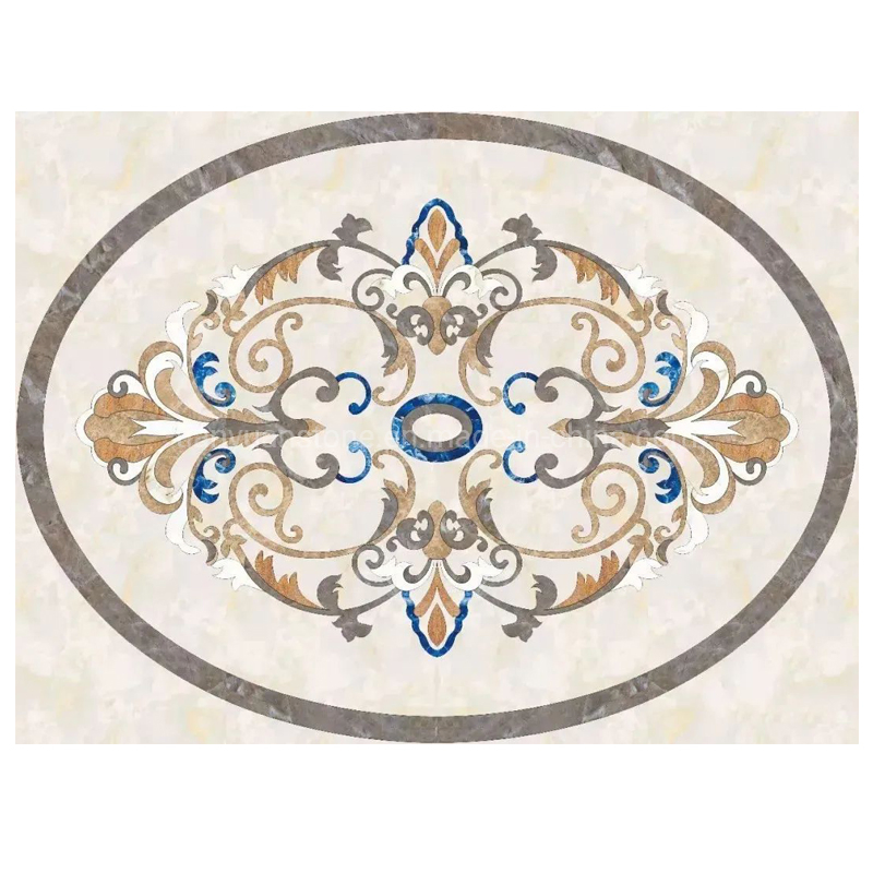 Мраморная мозаика для пола в ванной