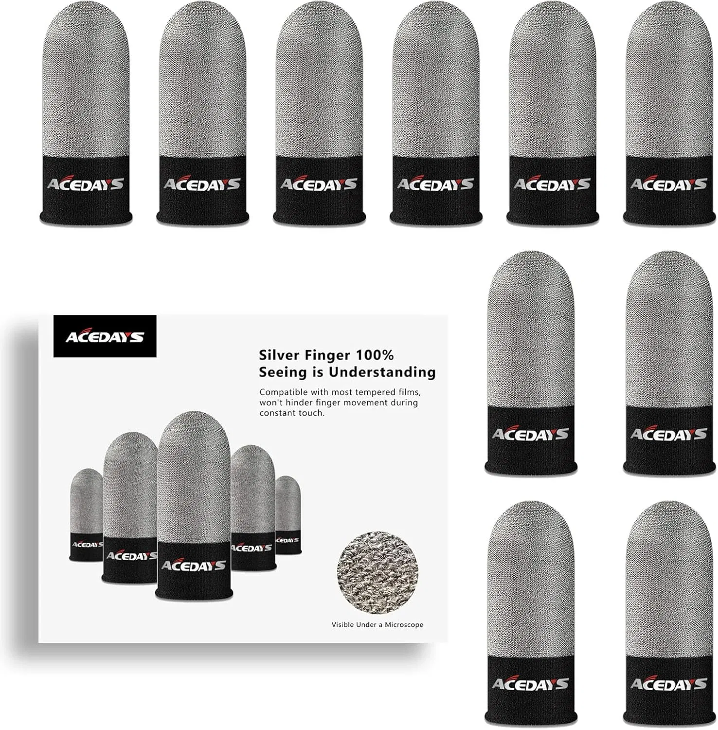 Антипотные напальчники для игр