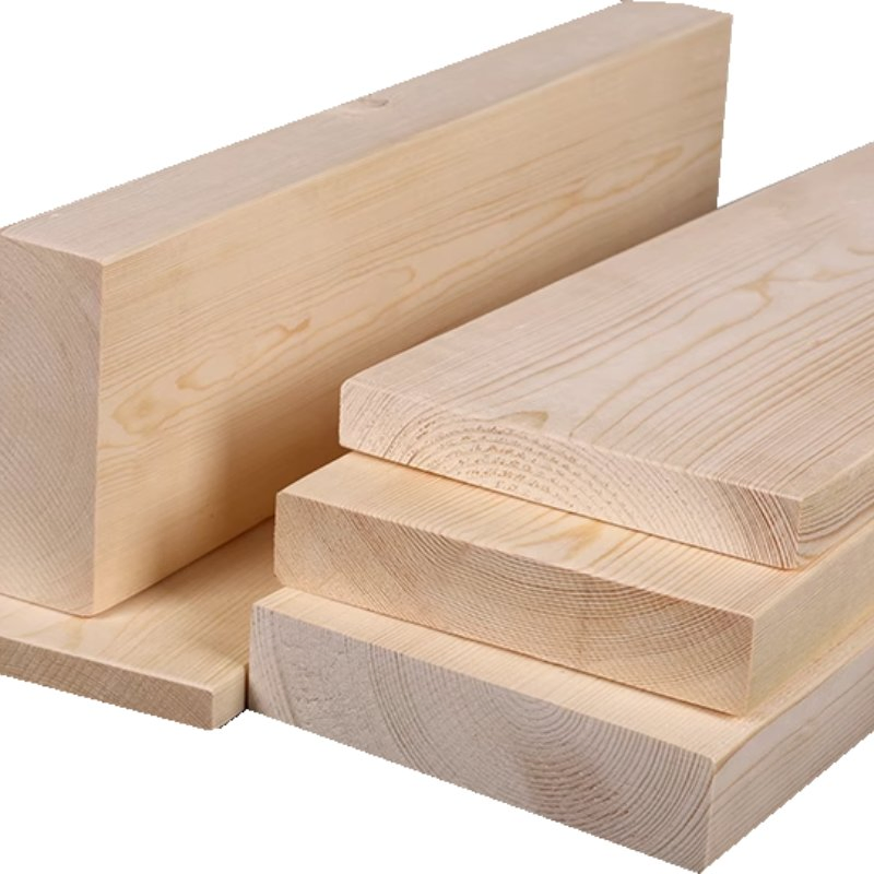 Chinese Factory Price Solid Pine Wood Board Lumber Timber for Building Material