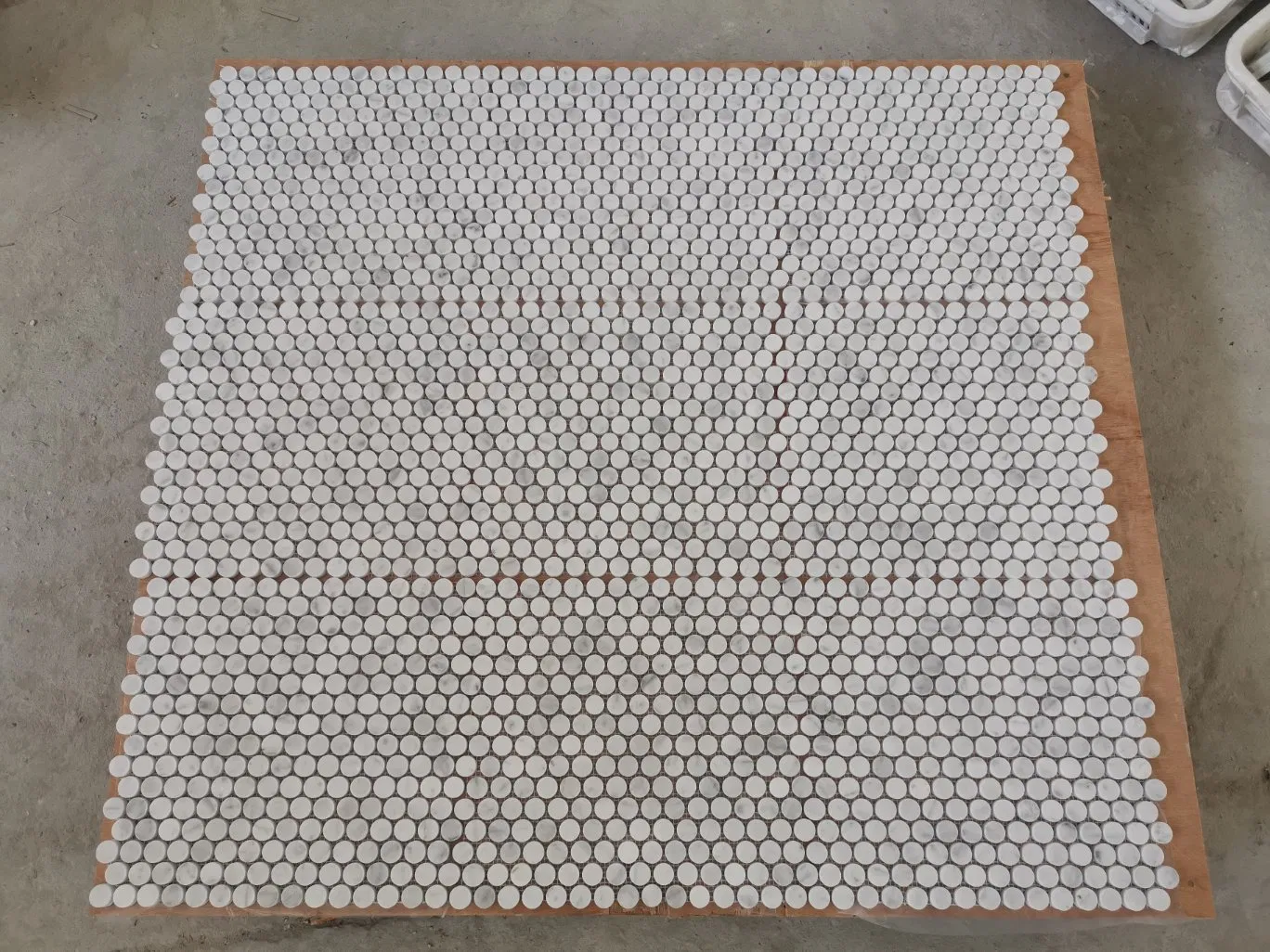 Мозаика из мрамора шестигранная для интерьера