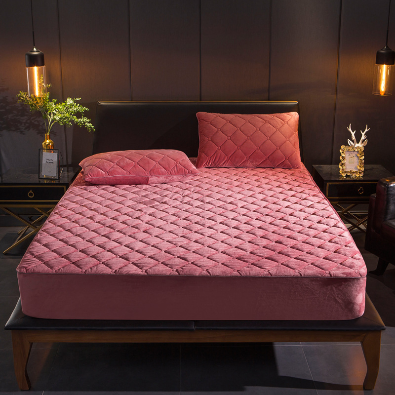 Breathable Soft Cotton Bed Cover Waterproof Mattress Protector
