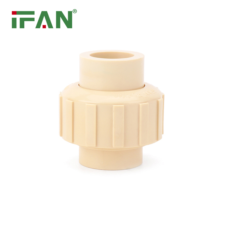 Ifan Factory Supply Pipe Fittings CPVC 1/2-2 Inch CPVC Pipe Fittings Good Performance DIN 8079 Union CPVC Fitting