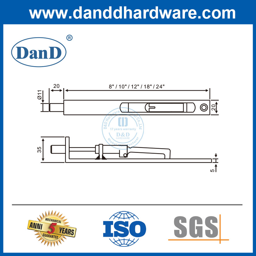 Door Frame Fixing Concrete Expansion Anchor Bolt for Metal Door