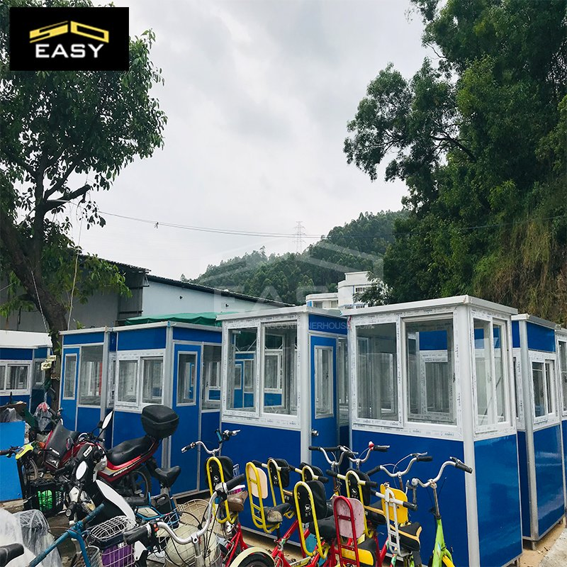 Cheap Assembly Sandwich Panel Outdoor Prefabricated Portable Security Booth