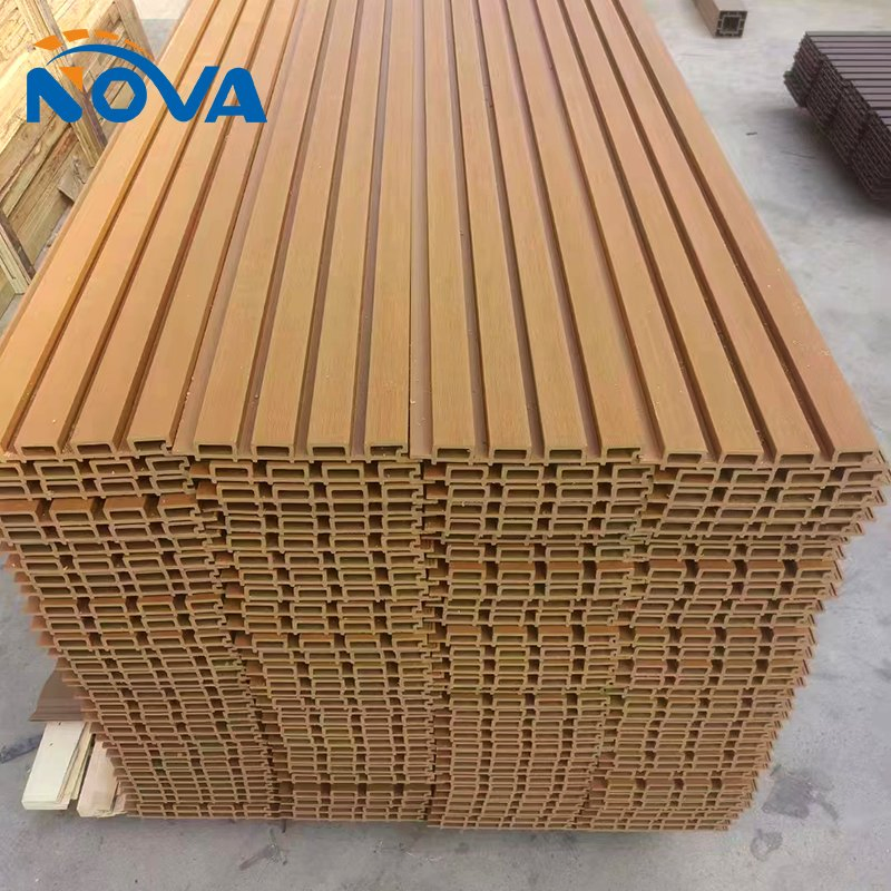 Plastic Wood Garden Engineering, Wood Plastic Hollow Great Wall Wall Panels