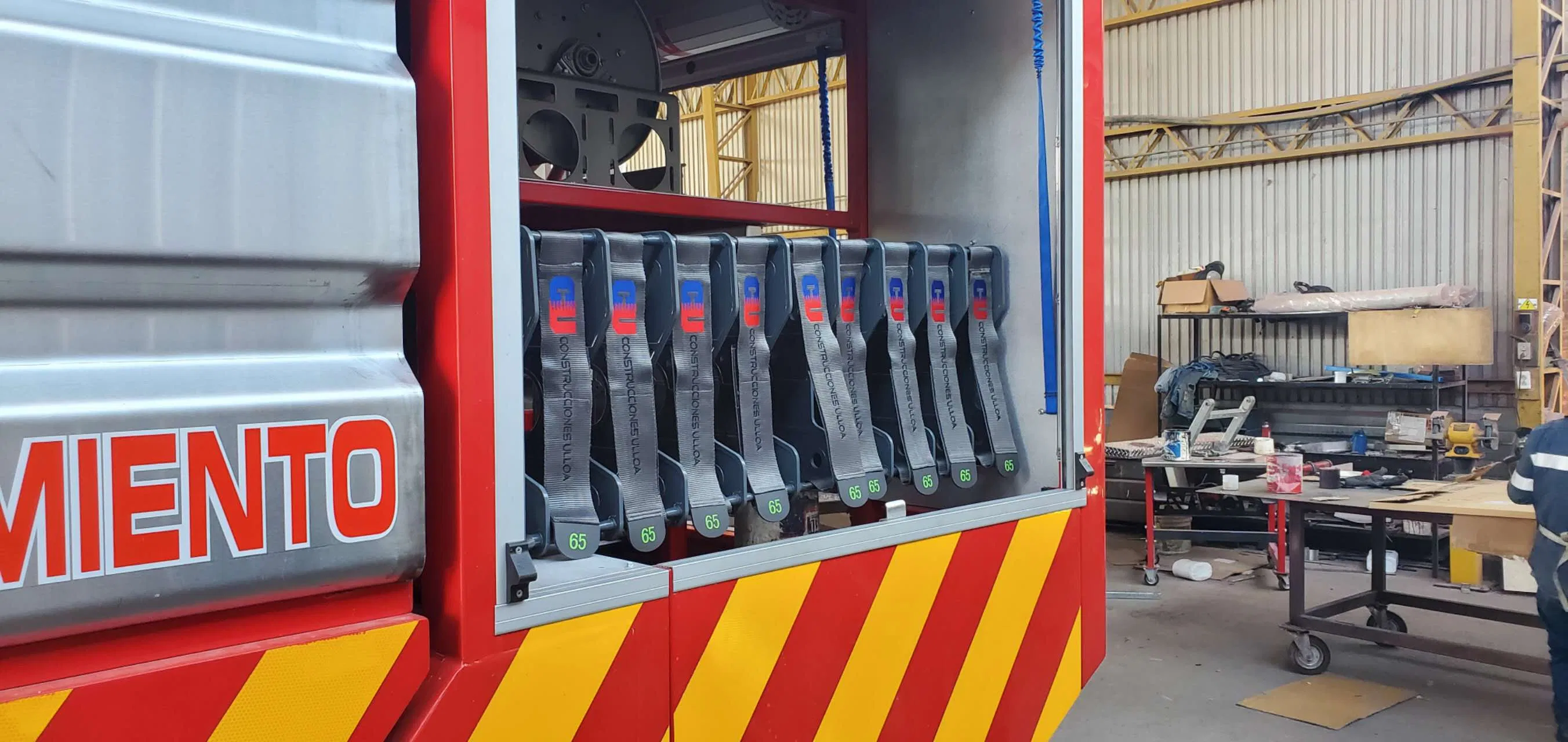 Customized Hose Partitions for Fire Trucks