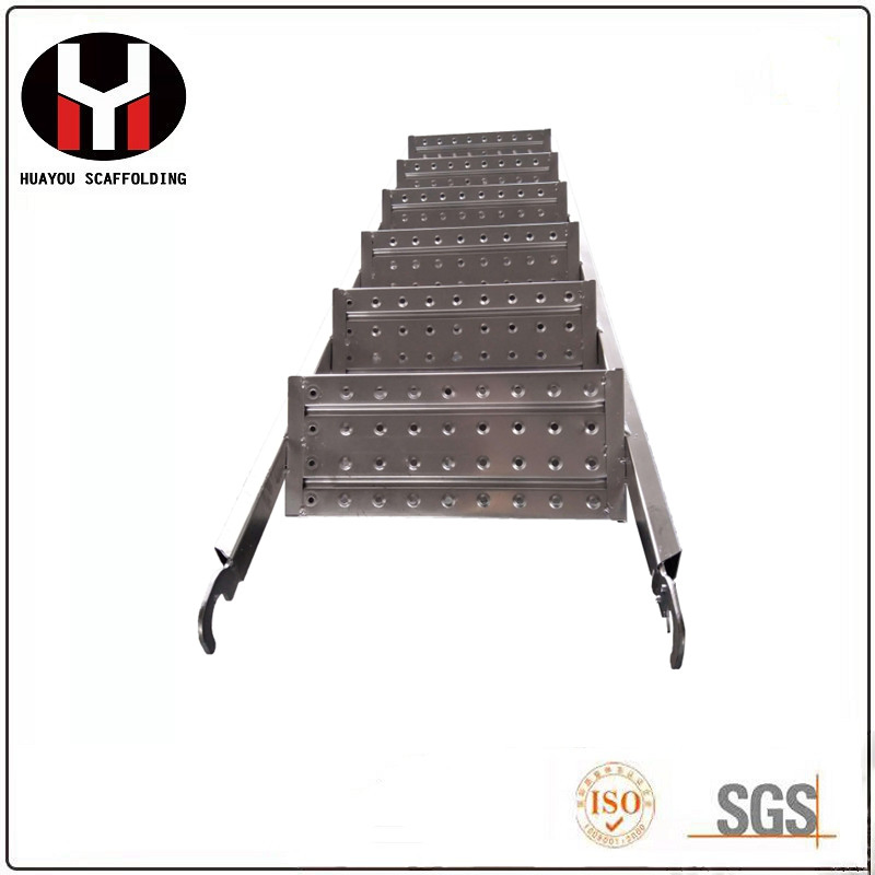 Q195 Pre-Galvanized Scaffolding Step Ladder Steel Monkey Ladder Scaffold Staircase for Frame System