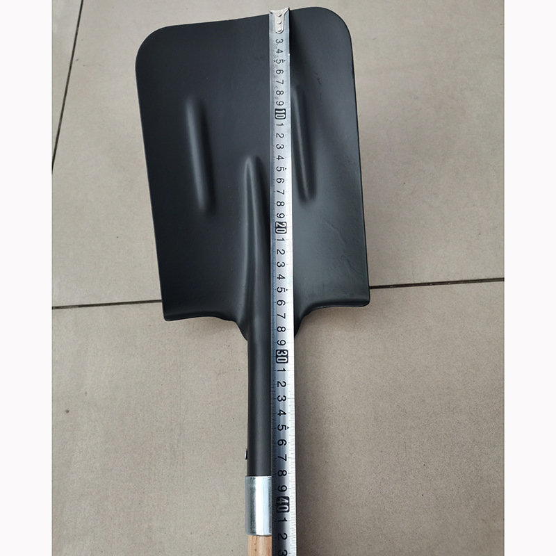 Architectural Garden Digging Shovel Wooden Handle Australian Style Square Head Shovel