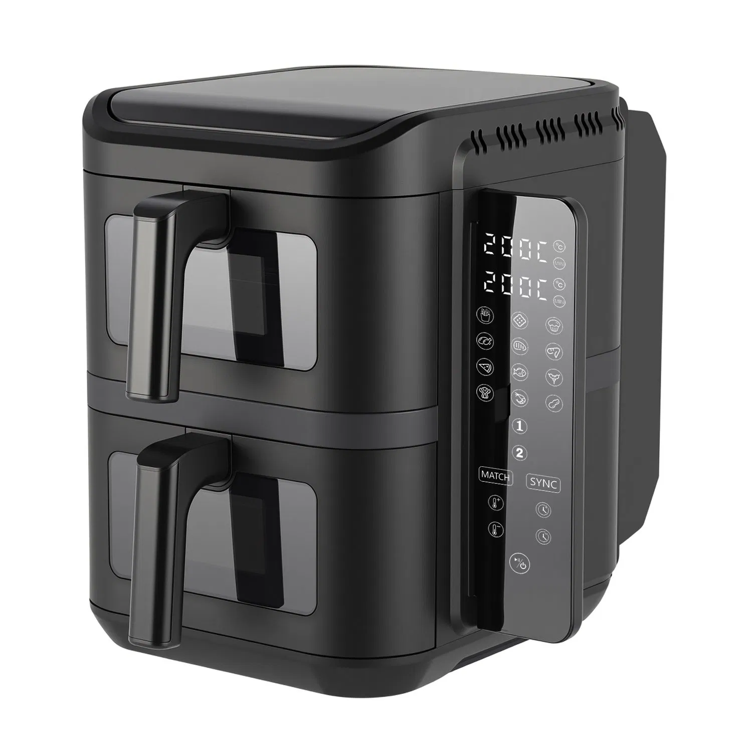 Foldable Screen Air Fryer with Dual Stack 11L Air Fryer