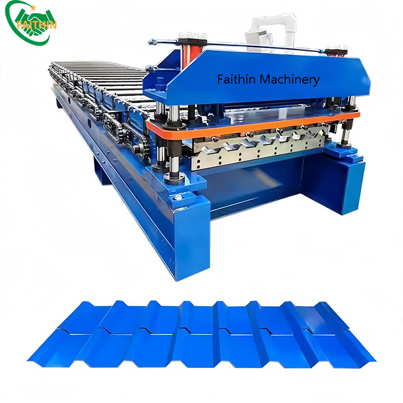 Steel Wall Corrugated Sheet Roll Forming Machine Tile Making Machinery