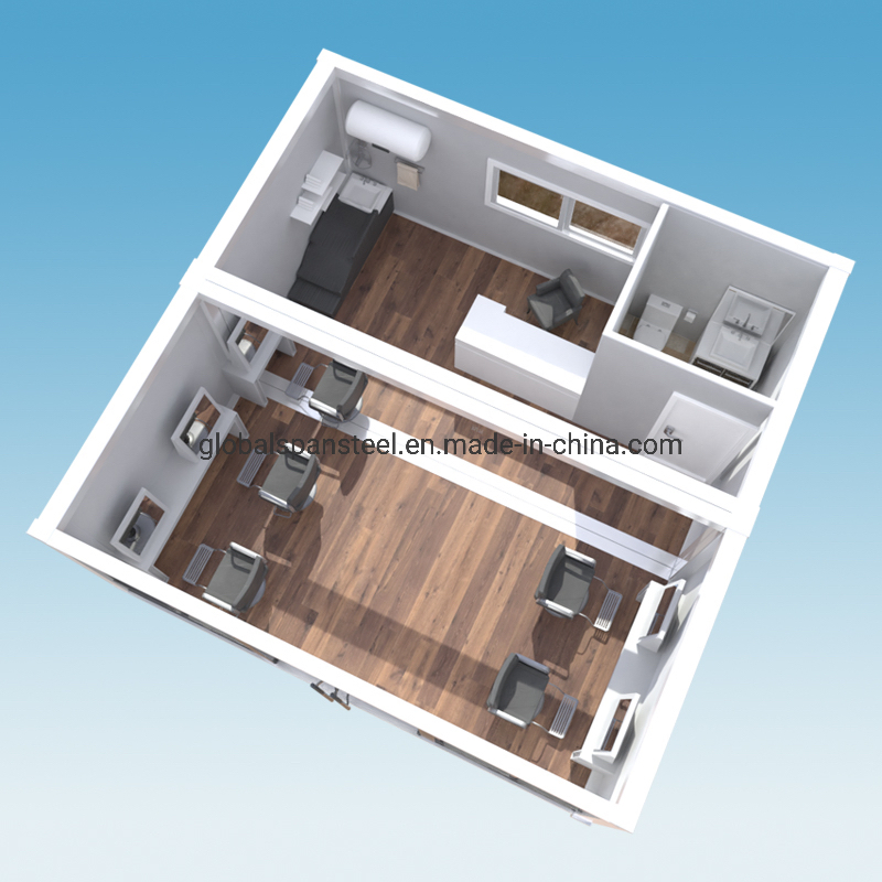Cheaper Food Kiosk/Coffee Shop Container House for Malaysia/Mozambique