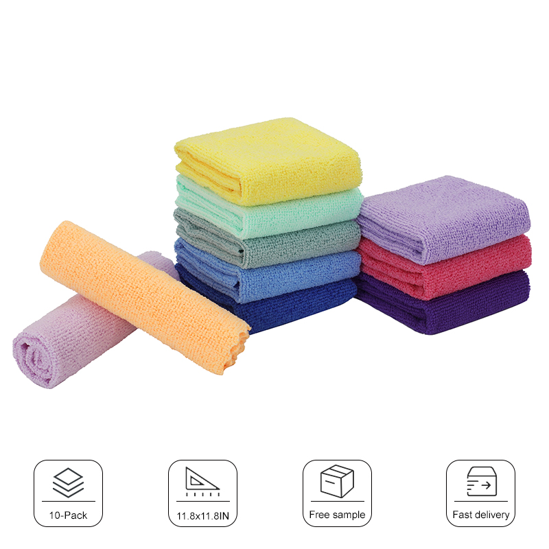 Microfiber Cleaning Cloths Polishingcloth Car Kitchen Towel Microfiber Towel